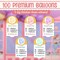 100 Pieces Pastel Balloon Garland Kit – Pastel Rainbow Balloon Arch – Small and Large Pastel Balloons for Pastel Birthday Decorations – Unicorn, Spring, Macaron, Easter, Donut & Ice Cream Party Balloons